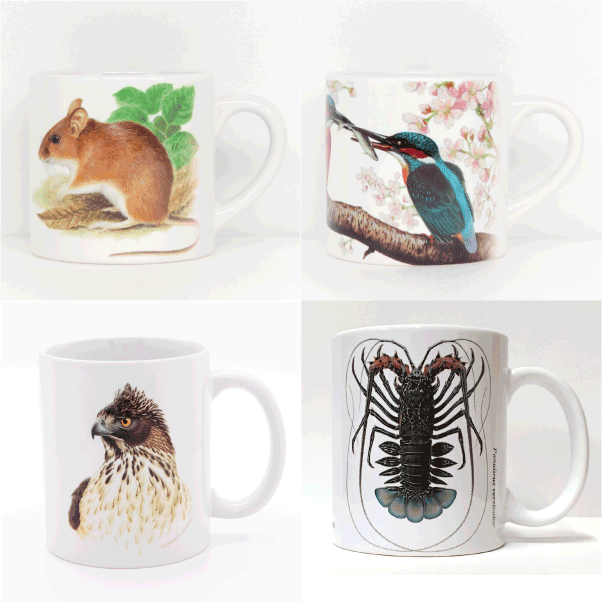 マグカップ – いきもの細密画アートグッズ