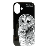 iPhone16plusケース・フクロウ