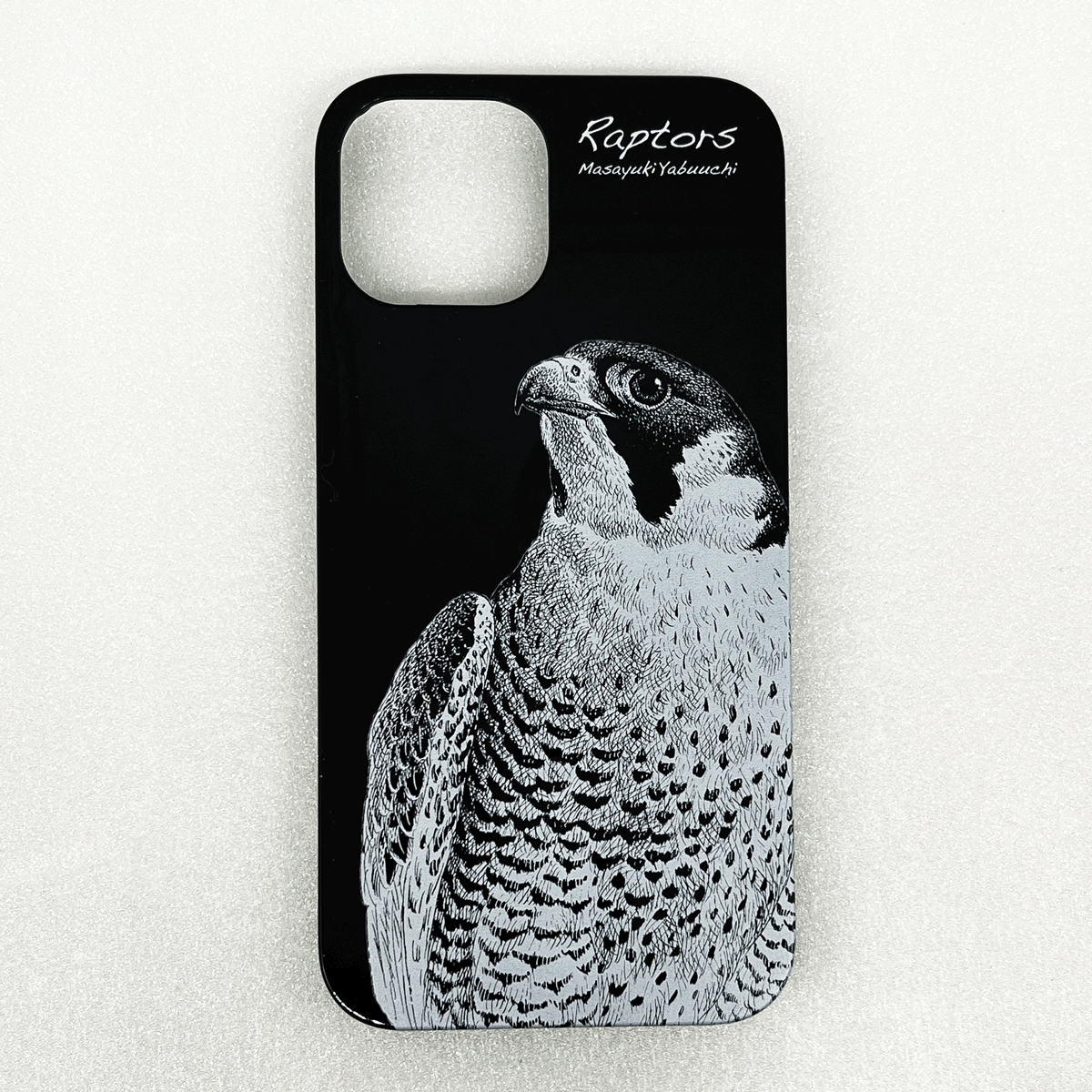 iPhone13miniケース・ハヤブサ – いきもの細密画アートグッズ